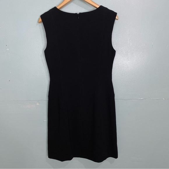 MM Lafleur The Giovanna Dress Black Office Work Sleeveless Mini Sz 6 - Picture 6 of 8